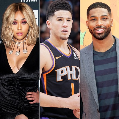 Jordyn Woods, Tristan and Devin Booker.